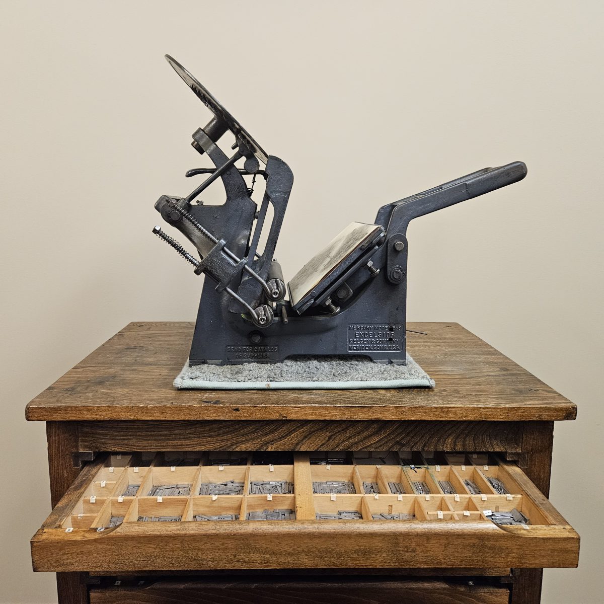 Our Printing Press – A.M. Todd Rare Book Room | Kalamazoo College